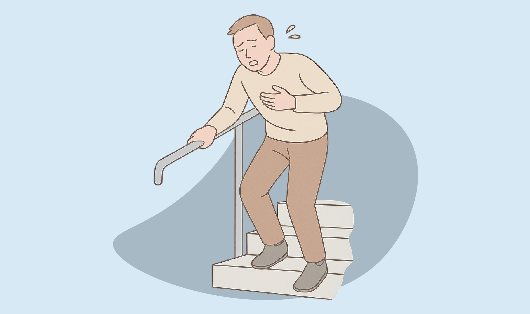 体力の問題イラスト