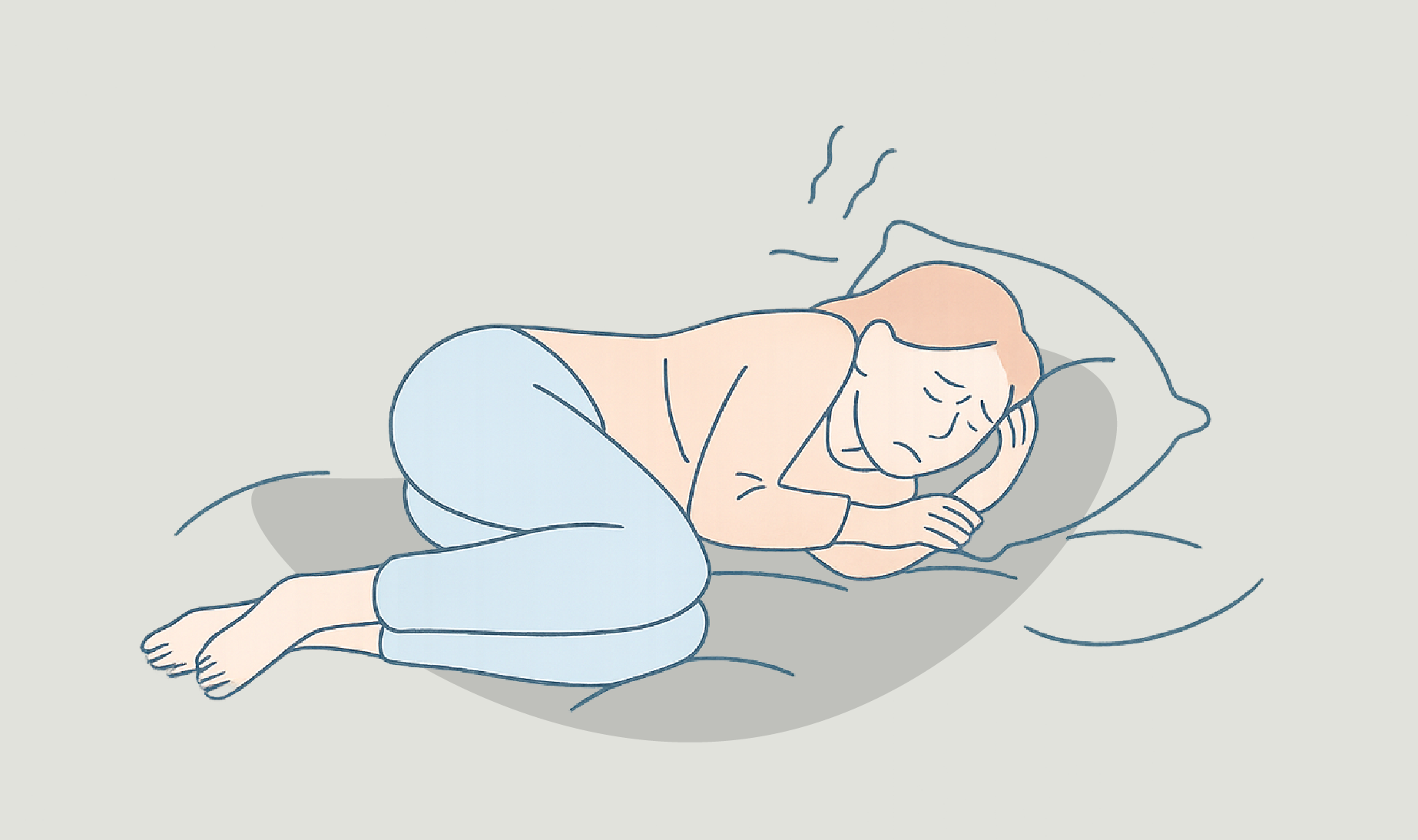 再発・転移の不安イラスト